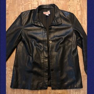 Leather Brooks Brothers Jacket